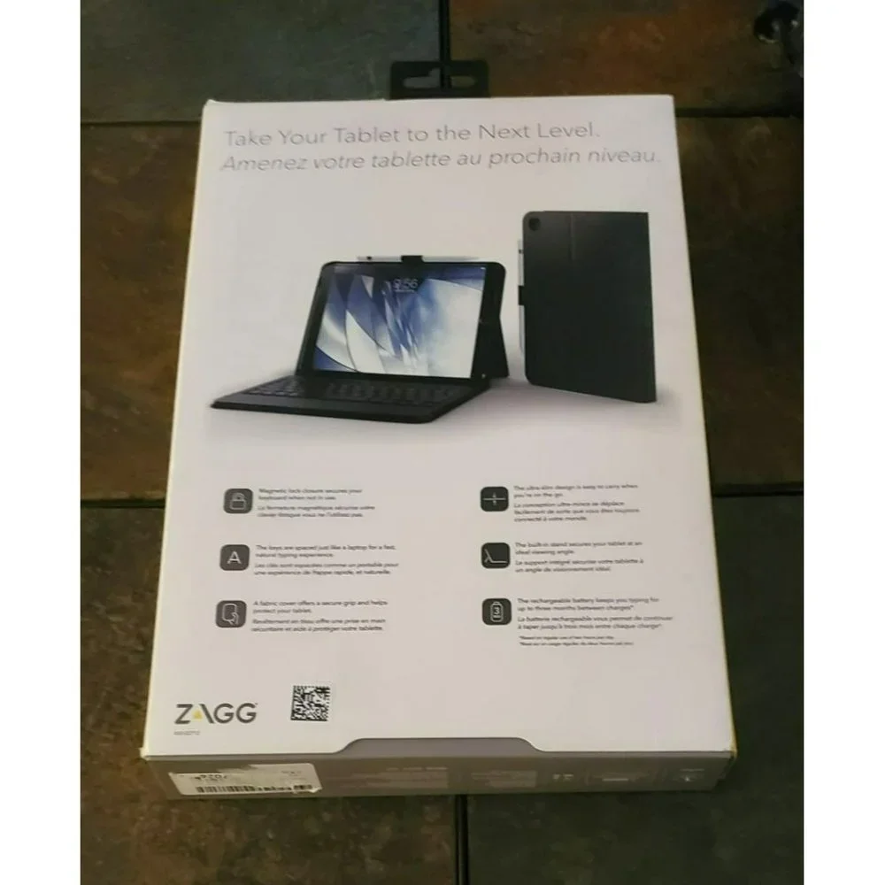 ZAGG Messenger Folio Case and Bluetooth Keyboard for iPad AIR 10.5